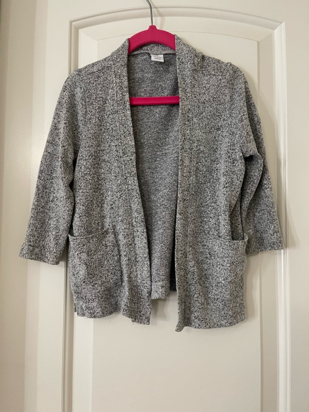 🎀Cozy Open-Front baby girls  Sweater Cardigan - Gray